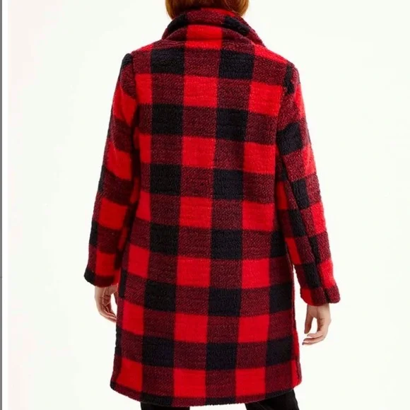 *No Longer For Sale* Steve Madden Plaid Sherpa Coat! NWT! Size XL - Picture 10 of 10